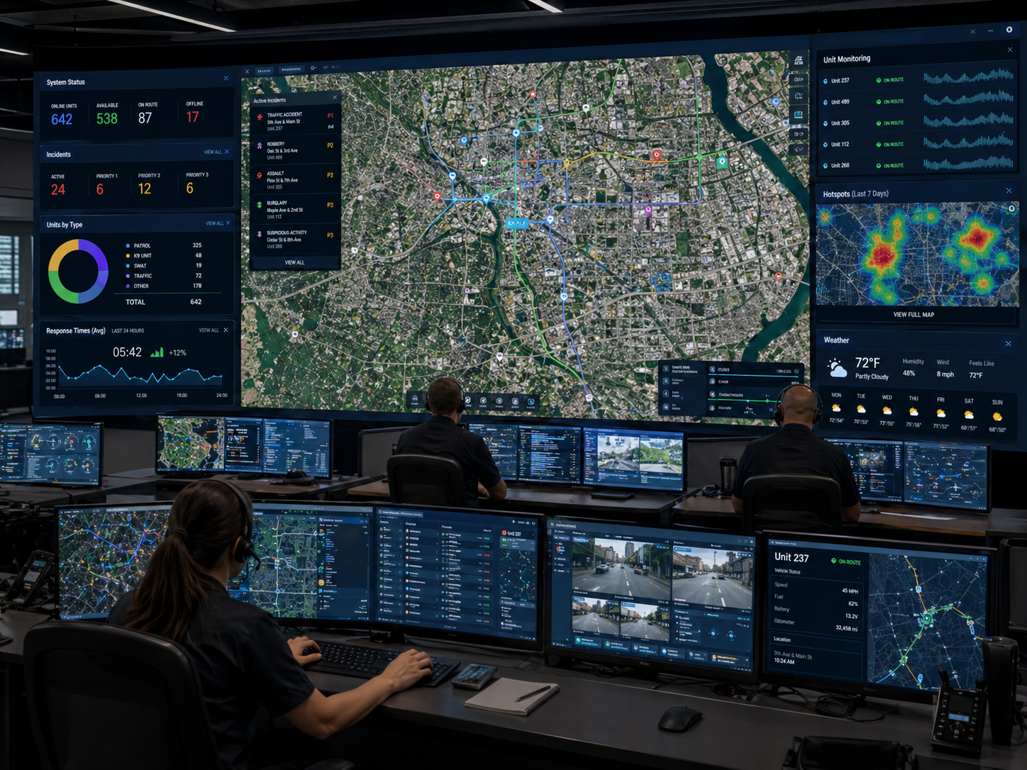 Visual dispatch platform