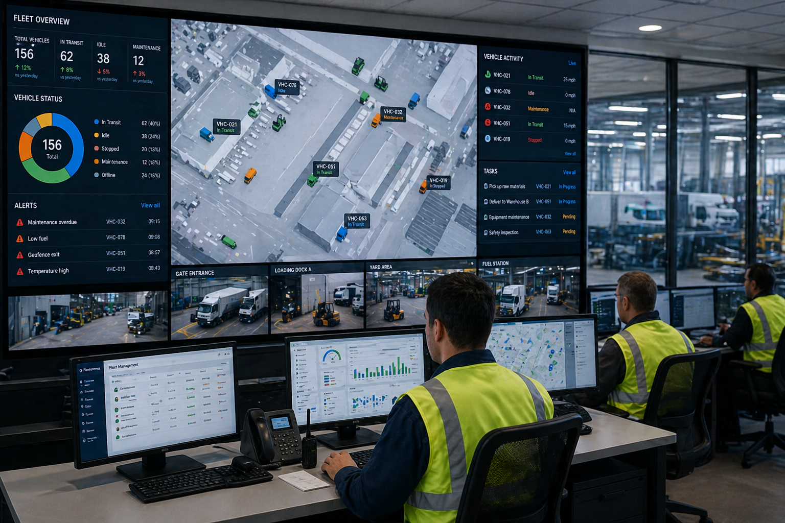 Industrial dispatch efficiency