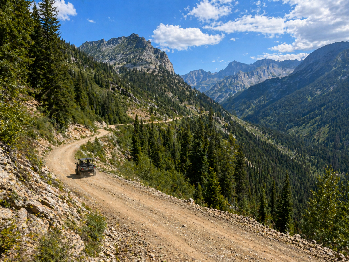 Mountain patrol route and remote terrain