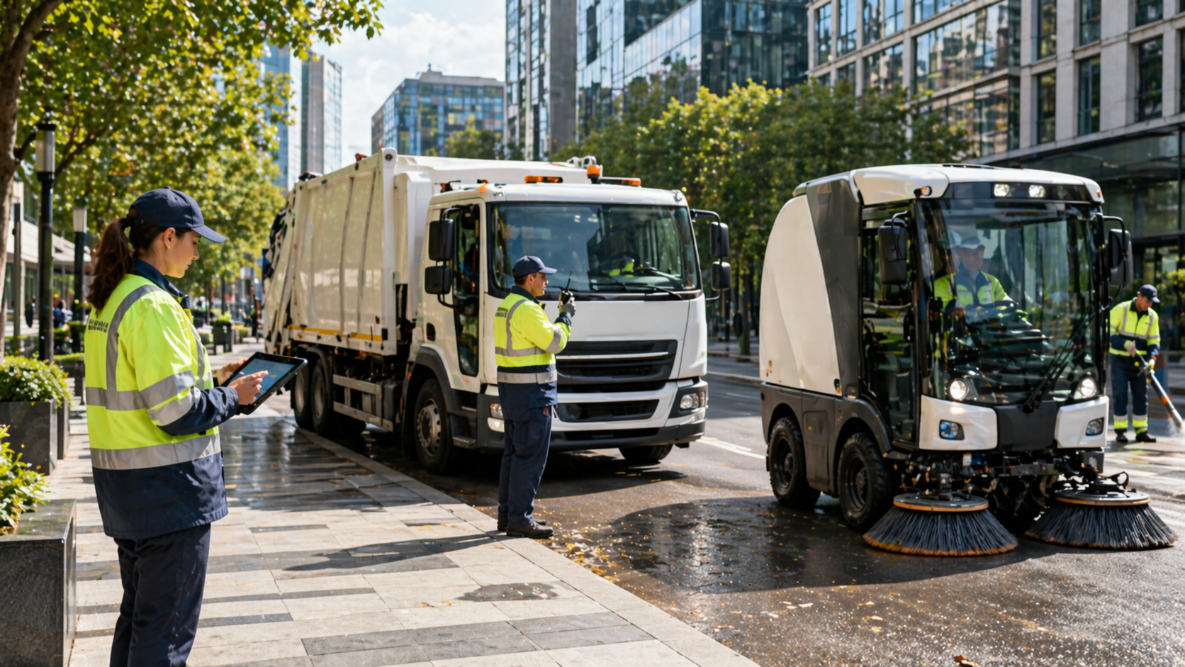 Smart sanitation dispatch overview