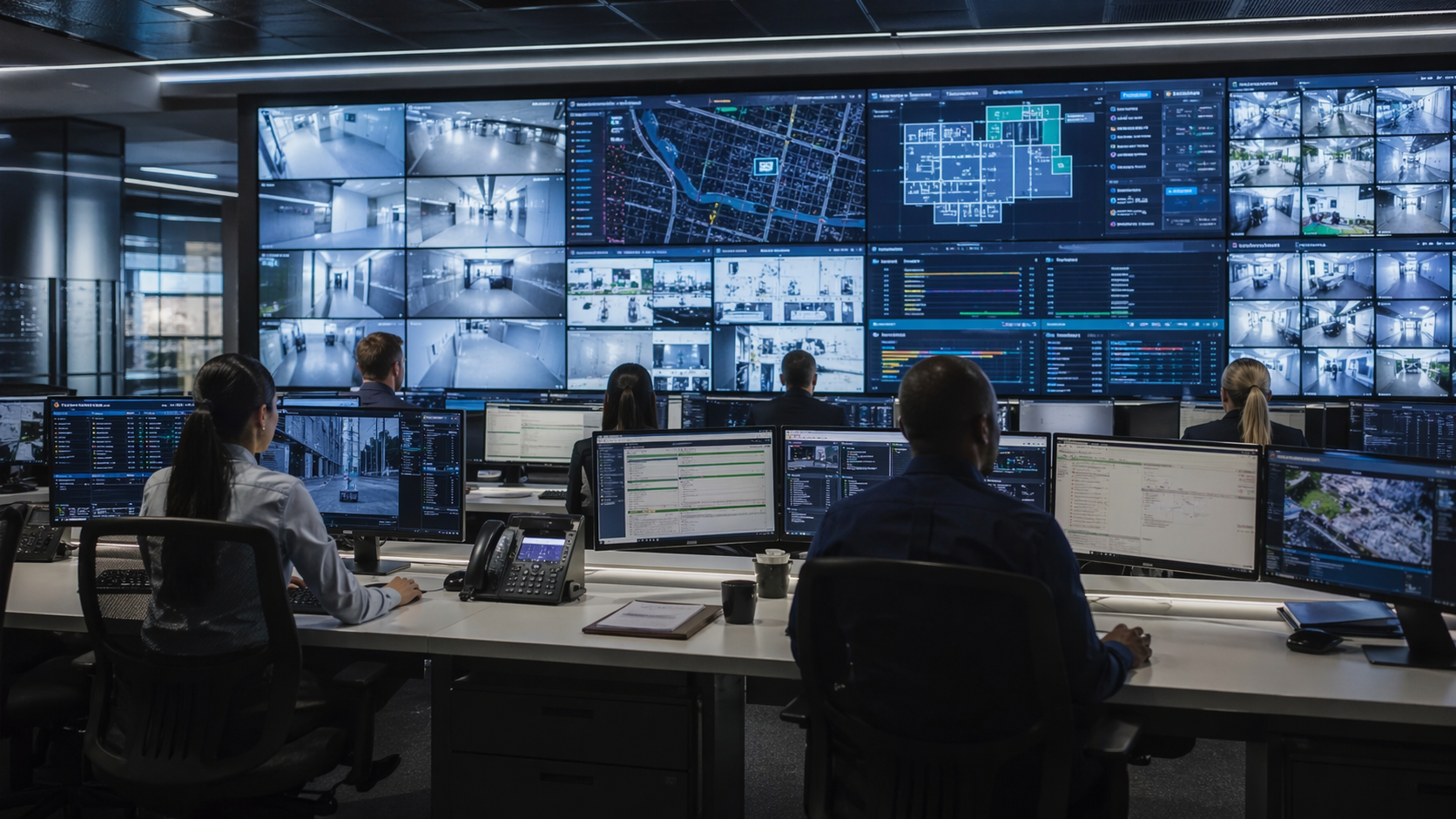 Secure facility command center