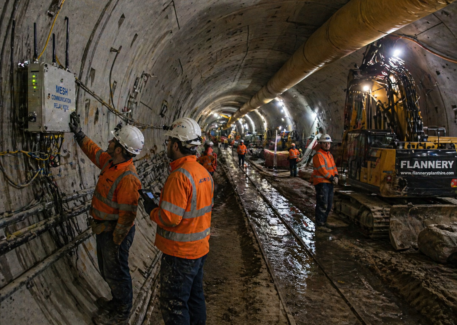 Tunnel and underground communication coverage overview